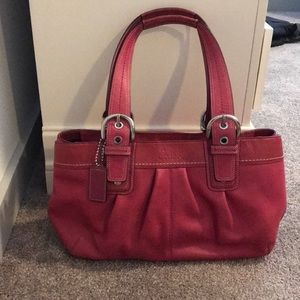Light used pink coach purse